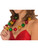 Adult Red Gold Green Large Christmas Necklace Costume Accessory