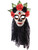 Day Of The Dead Spider Skull Veil Venetian Carnival Mask Costume Accessory