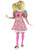 Womens 1-Size Circus Sweetie Tickles The Clown Costume