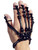 Adult Punk Rock Goth Twisted Attraction Black Metal Skeleton Hand Bracelet