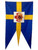 New 3x5 Royal Standard of Sweden Flag Swedish Flags