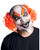 Adults Circus Creepy Scary Develish Clown Overhead Latex Mask Costume Accessory