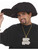 Adult Novelty 80s Hip Hop Rapper Black Oversized Hat