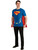 Adult Mens Man of Steel Superman Superhero T-Shirt Costume Top