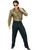 Mens Adults 70s Metallic Multi-Colored And Gold Sequin Disco Shirt Costume