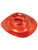 New Adults Childs Red Metallic Plastic Cowboy Costume Accessory Hat