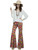 Womens 70s Feeling Groovy Peace And Love Pants Costume