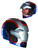 New Marvel Iron Man Collectors Edition Iron Patriot Costume Vacuform Helmet
