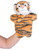 Plush Cute Cuddly Orange Tiger Animal Hand Puppet Show Production Toy