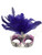 Purple Mini Jordana Mask Mardi Gras Christmas Tree Ornament Decoration