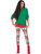 Womens Festive Holiday Christmas Tree Snowman 1-Size Leggings