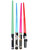 Star Wars Lightsabers Variety Pack Qui-Gon Obi-Wan Darth Vader Mace Windu Bundle