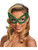 Adult Green Masquerade Ball Costume Accessory Elegant Large Sequin Mask