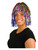 Adults or Childs Economy Rainbow Multi-Color Foil Tinsel Costume Wig