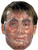 Adult's Wrinkly Transparent Old Man Halloween Costume Face Mask Facemask