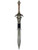 Adult's World Of Warcraft Dragon Silver Sword Costume Accessory