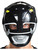 Adults Mighty Morphin Power Rangers Black Vacuform Mask Costume Accessory