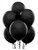 144 Black Latex Birthday Graduation Party 11" Decoration Balloons