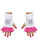 Girls Disney Minnie Mouse White And Pink Gloves Costume Accessory