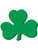 Set Of 10 5" Packaged St Patricks Day Green Shamrock Cutouts Decorations