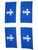 New 3x5 Canadian Province of Quebec Flag Canada Flags