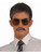 Grey Seasoned Cop Detective Investigator Moustache Mustache Costume Accessory