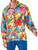 Adult Mens 60s 70s Groovy Flower Power Hippie Go Go Shirt Costume