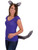 Animal Wolf Ears Headband And Tail Set Costume Accessory