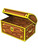 Pirate Buccaneer 8 Bit Treasure Chest Party Favor Storage Box Decoration