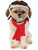 Aviator Pilot Hat With Goggles And Scarf For Pet Dog Costume Accessory