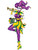 3' Jointed Posable Mardi Gras Mime Jester Wall Figurine Prop Decoration