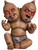 Evil Undead Two Headed Twins Baby Halloween Decoration Prop Ornament