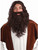 Mens Biblical Jesus Joseph Full Brown Wig & Beard Set