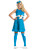 Womens Deluxe Sesame Street Sexy Cookie Monster Costume