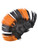 Adult Black and Orange School and Team Spirit Mohawk Wig