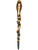 25" Gold Black Deluxe Egyptian Cobra Snake Royal Pharaoh Staff Scepter