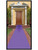 Purple Carpet Floor Sidewalk Runner With Double Stick Tape Party Decoration