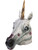 Adults Latex Zombie Unicorn Head Animal Mask Funny Novelty Costume Accessory