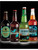 Set of 12 Halloween Themed Slapsticker Glow In The Dark Beer Bottle Stickers