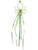 Costume Fairy Princess Tiana Queen Green White Magic Wand Scepter with Ribbons