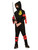 Boys Black Ninja Samurai Warrior Costume