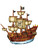 Jointed Posable Classic Sea Pirate Ship Wall Figurine Prop Decoration