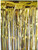 36" x 96" Gold Foil Fringe Door Window Party Decoration Tinsel Curtain