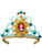 Costume Fairy Princess Merida Queen Gold Blue Tiara