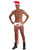 Adult's Mens Stud Underwear Christmas Candy Cane Undies Costume Accessory