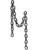 Spooky Ghostly Fake Metal Plastic Chain Toy Costume Accessory