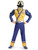 Child Gold Power Rangers Samurai Deluxe Muscle Costume