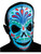 New Glow In The Dark EL Day Of The Dead Mask Costume Accessory