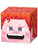 Adults 8-Bit Box Head Character Costume Accessory Overhead Mask