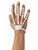 Punk Rock Goth Bone Collection White Skeleton Hand Bracelet
